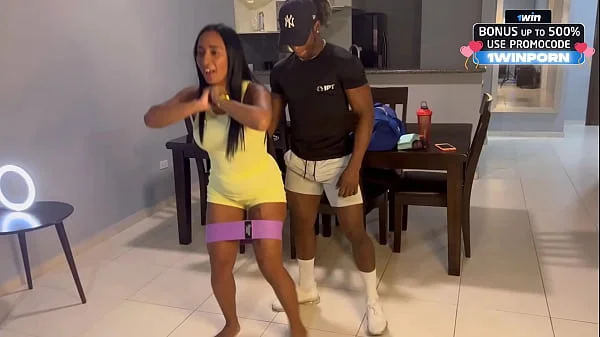 BBC gym trainer fucked a hotwife. English subtitles