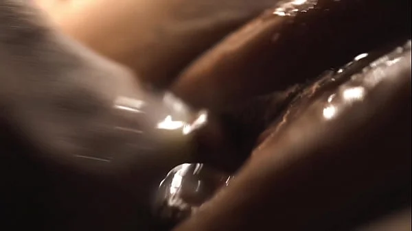 Twice filled pussy with cum and whipped it inside like cream