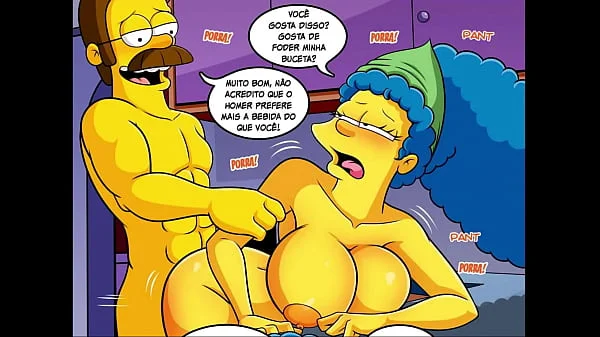 Mesmo Casada Marge deu pro Ned Vizinho da Igreja - The Simpsons Parody