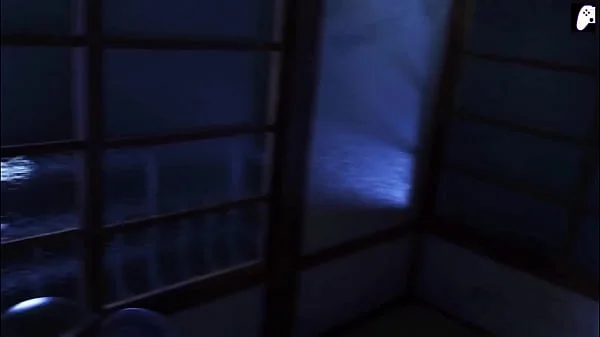 (4K) The ghost of a Japanese woman with a huge ass wants to fuck in bed a long penis that cums inside her repeatedly | Hentai 3D