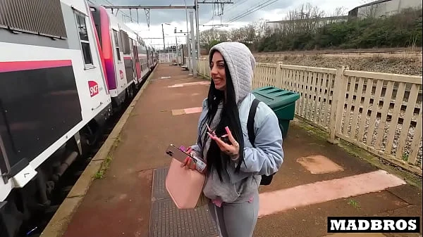 I fuck my chilean friend's good ass in a public train and at her place after seeing each other again