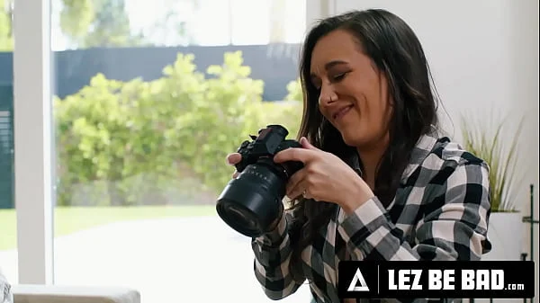 LEZ BE BAD - Photographer Sinn Sage Spanks & Destroys Graduating Victoria Voxxx's Ass With Strap-On