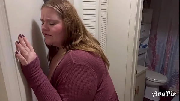 Caught and creampied BBW roommate