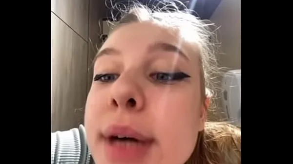 Extreme squirting on public place. Sitting on cam and fingering anal
