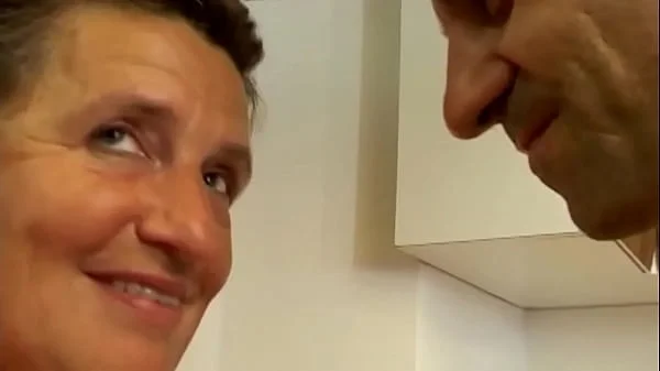 Sick cock fucks old housewife