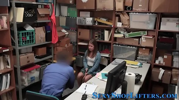 Thieving teen cumshot