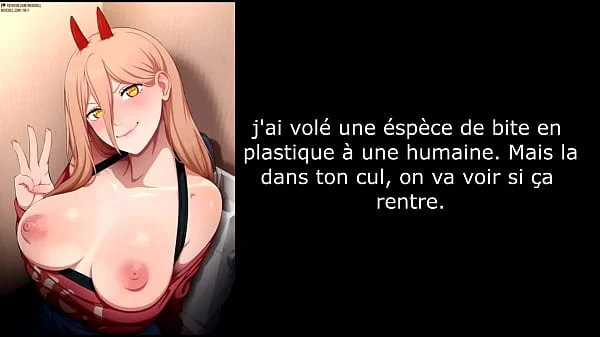 Hentai JOI FR Power chainsawman Assplay / Pissplay / Feet