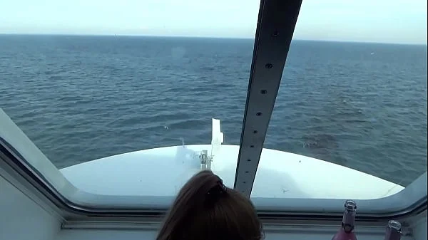 Fast doggystyle on a cruise