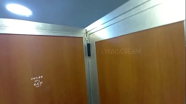 Risky public fuck at Mc Donald's bathroom until cum in ass - @lynnscreamreal Public Adventures part 1
