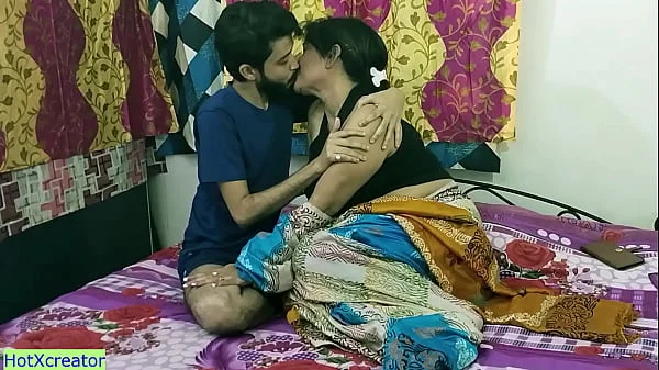 Indian new Milf stepmother and teen stepson amazing hot sex! with clear hindi audio