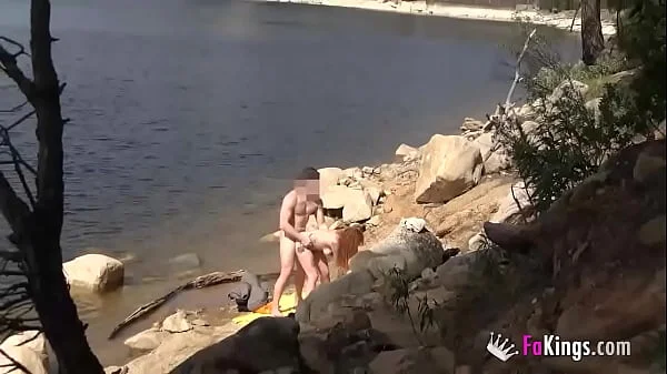 Jade looks for dudes to fuck at the lake. She loves exhibitionist experiences!